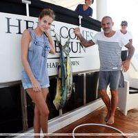 Christian Audigier catches a huge fish with his girlfriend Nathalie Sorensen | Picture 124261